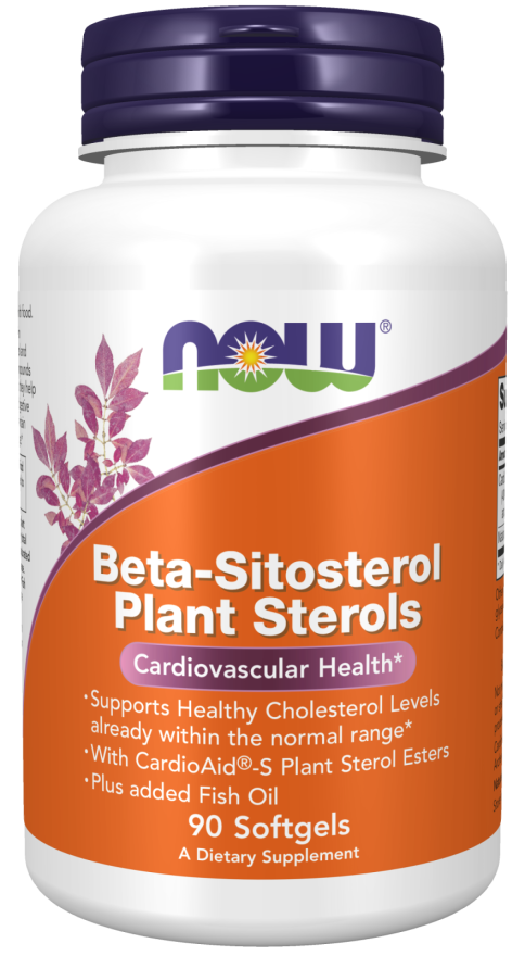 Now Beta-Sitosterol Plant Sterols Softgels